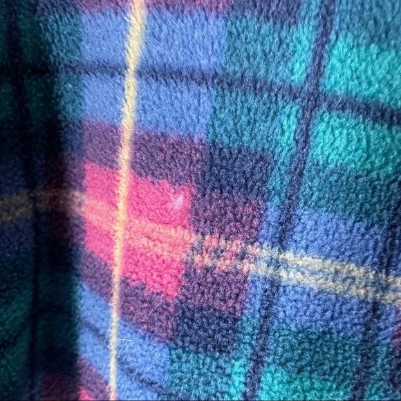 Northern Reflections Blue and Pink Plaid Long Sleeve Shacket Small - Picture 5 of 7
